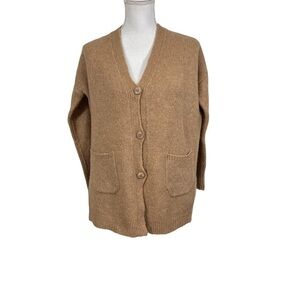 Ritva Falla V Neck Merino Wool Blend Cardigan Runs Large.